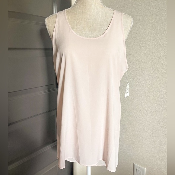 Frenchi NWT Hi-Low Racker Back Blouse, Size L - Picture 1 of 13